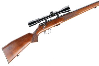 ANSCHUTZ A MOD 1418 .22 LR STUTZEN BOLT ACTION RIFLE Ser No 1259140