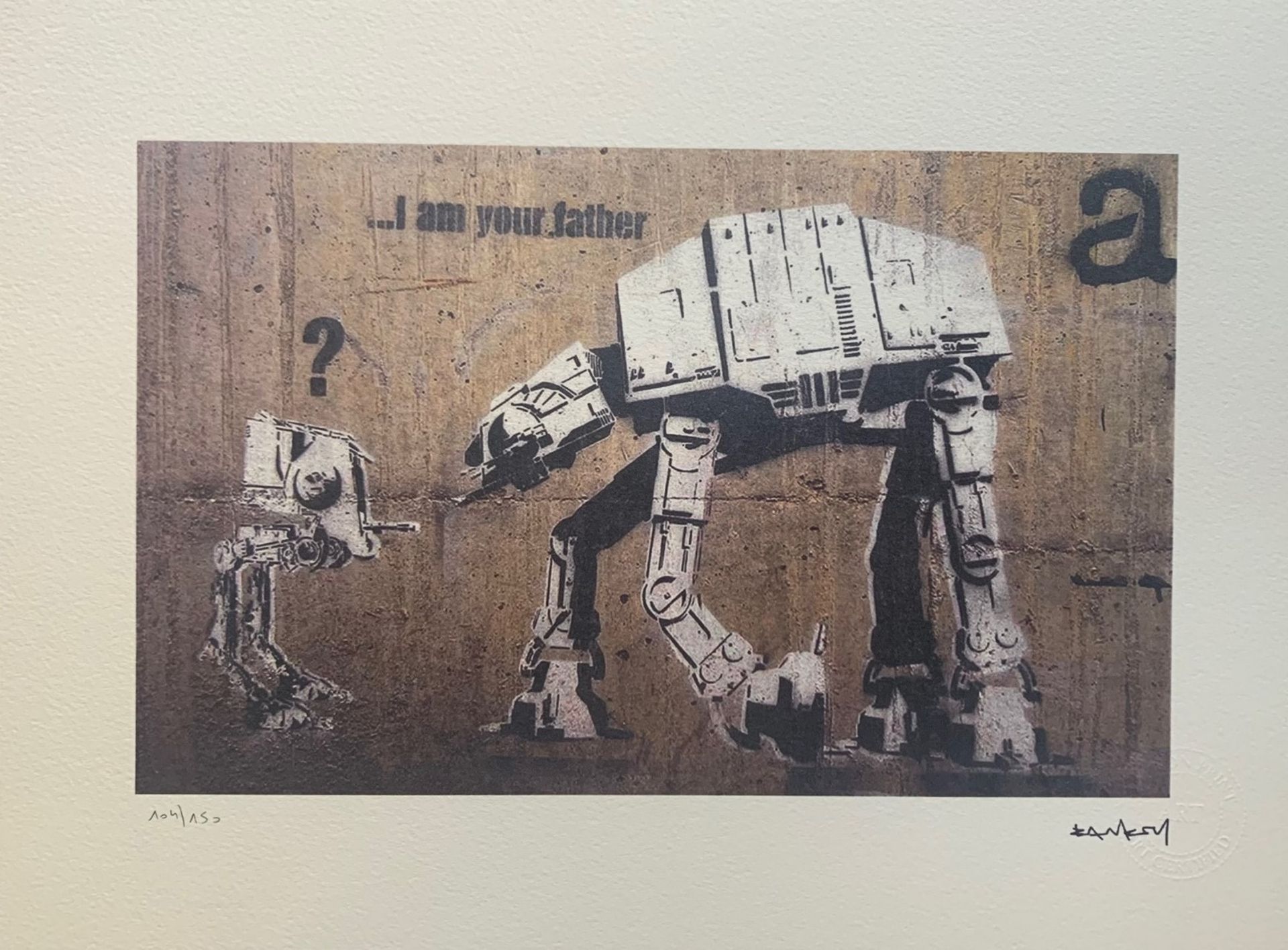 BANKSY (Né en 1974), D’Après