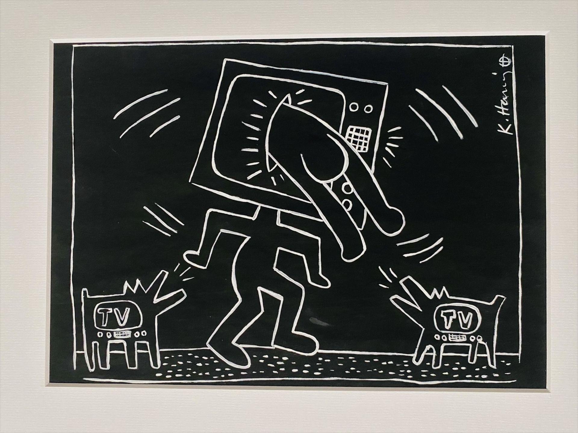 Keith HARING (1958-1990), Attribué à, Etats-Unis - Image 2 of 6