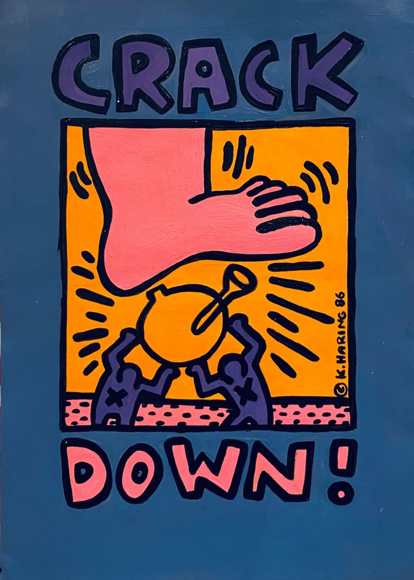 Keith HARING (1958-1990), Attribué à, Etats-Unis