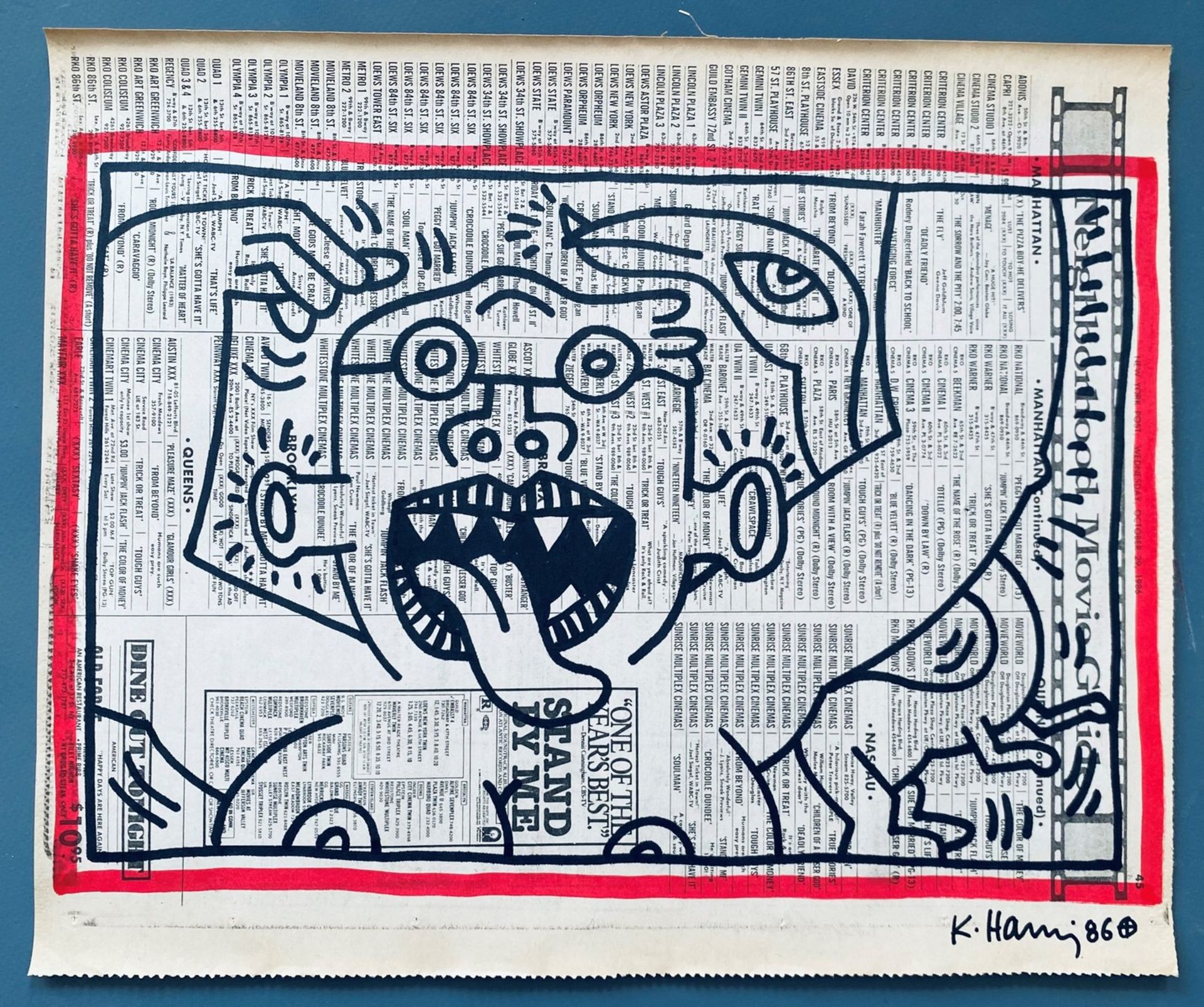 Keith HARING (1958-1990), Attribué à - Image 3 of 6