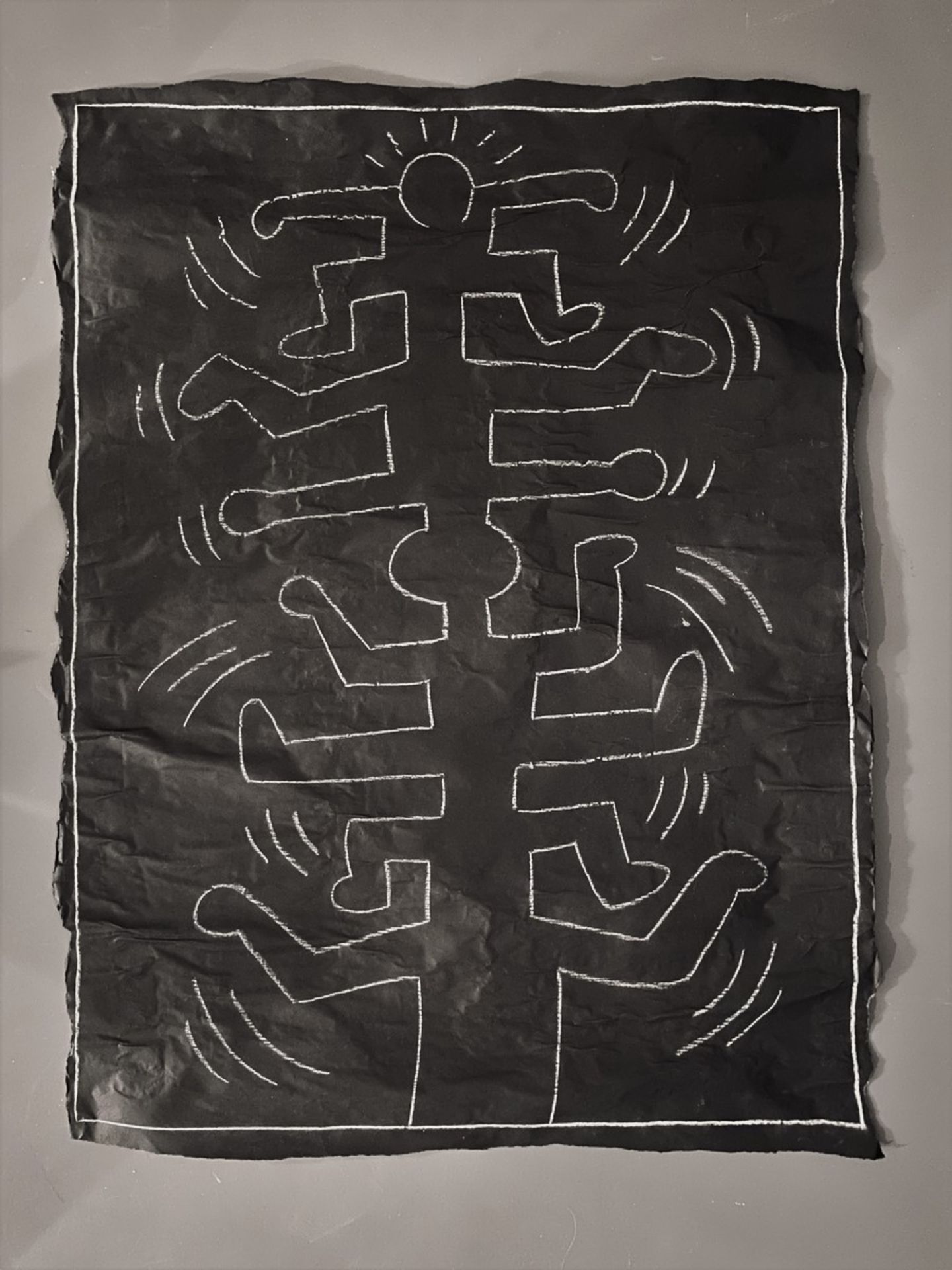 Keith HARING (1958-1990), Attribué à - Image 2 of 6
