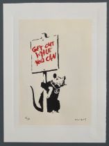 BANKSY (Né en 1974), D’Après