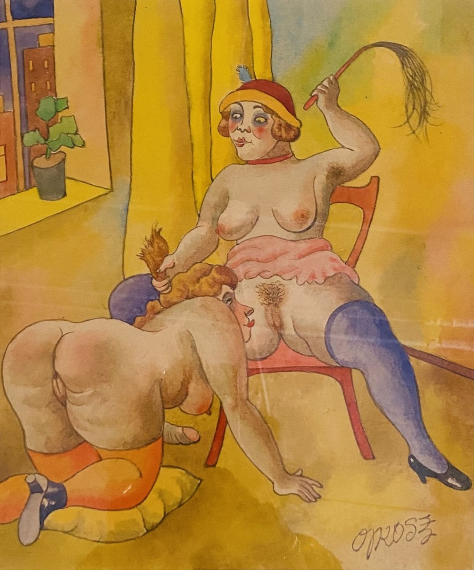 D’APRES George GROSZ (1893-1959)