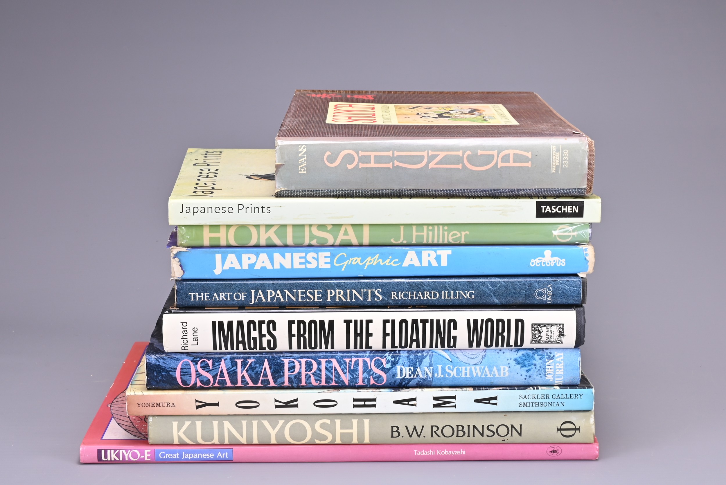 TEN BOOKS ON JAPANESE ART TO INCLUDE: 'Osaka Prints', by Dean J. Schwaab, published by John - Image 2 of 3