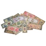 A COLLECTION OF REPUBLIC OF CHINA BANKNOTES. With description of the contents in Chinese to