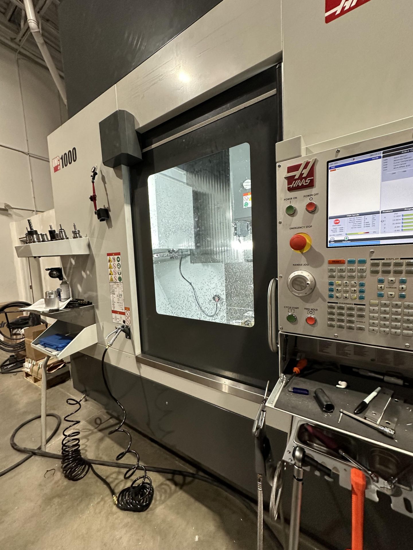 2022 HAAS UMC-1000 5-Axis 15,000 RPM Machining Center ***Under 750 Cutting Hours*** - Image 7 of 42