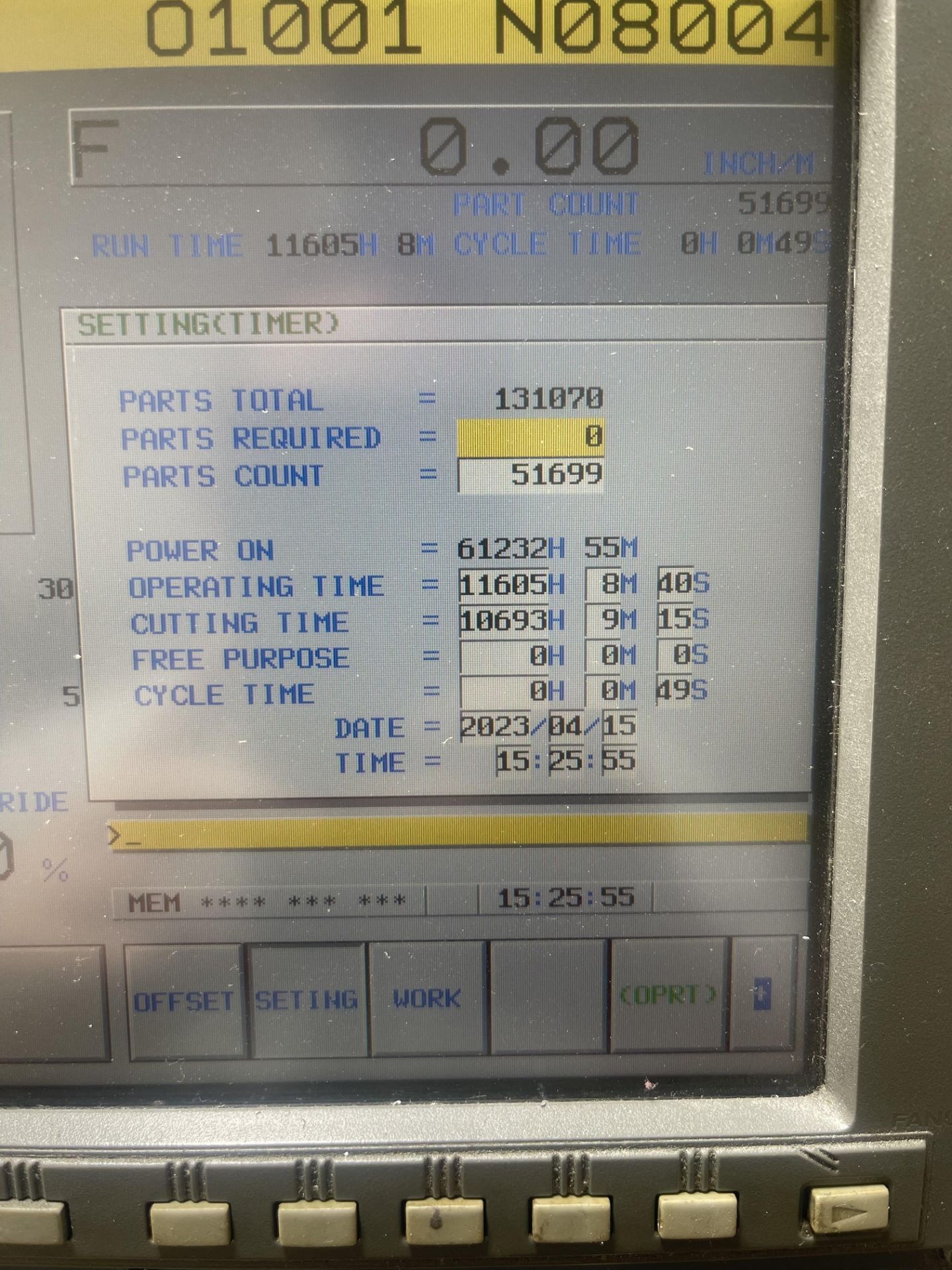 2001 FANUC Robodrill a-T14iB - Image 4 of 7