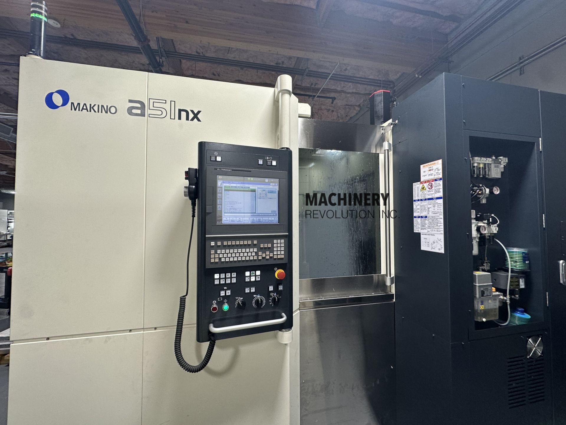 2021 Makino A51NX CNC 4-Axis 400mm Horizontal Machining Center With Pallet Changer #1 - Bild 6 aus 27