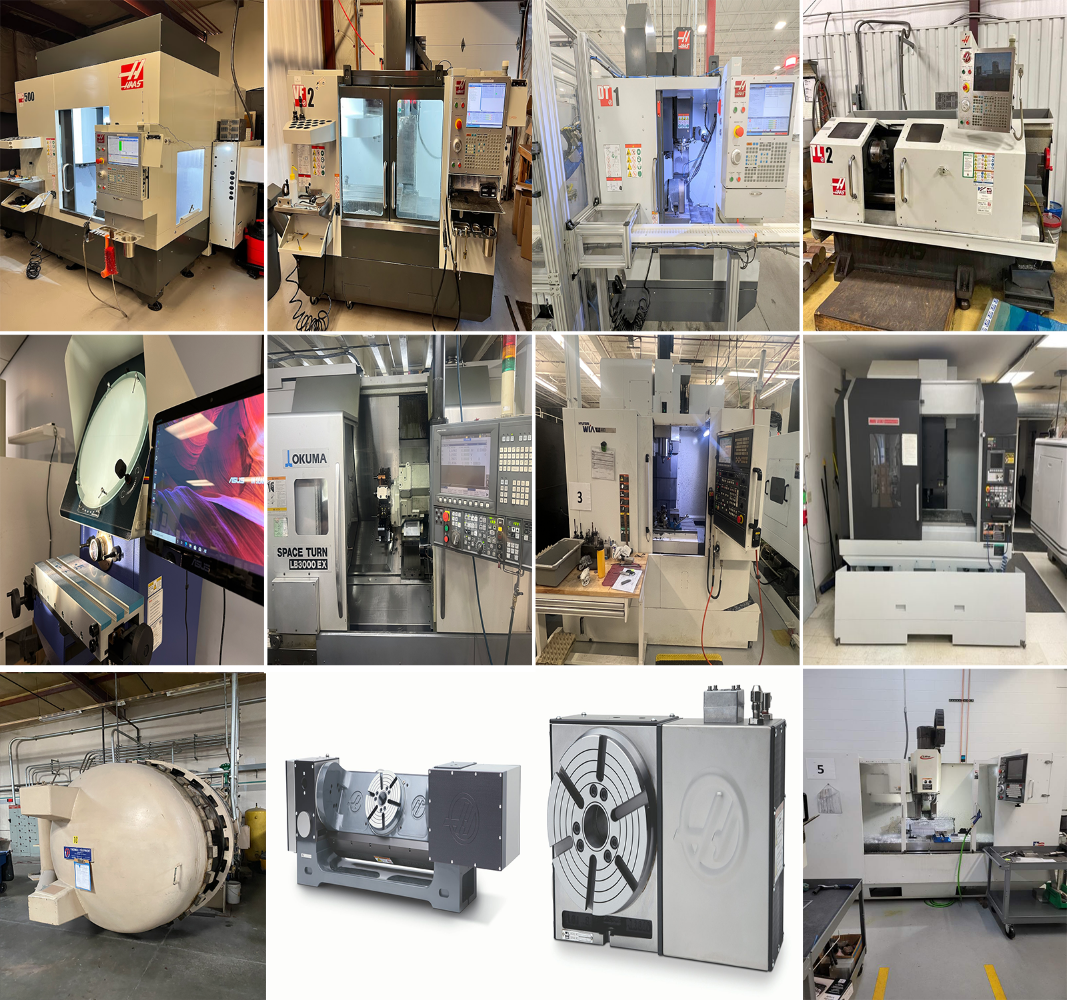 Late Model CNC Machining Centers & CNC Lathes, Aerospace Thermoforming Facility- Multi-Location