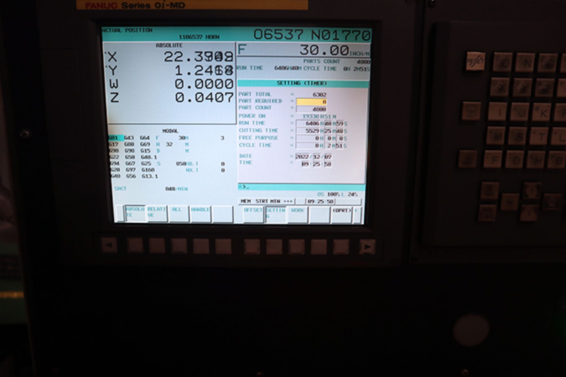 5" Lucas DCS 658 1980 Retrofit Horizontal Boring Mill (2011) - Image 9 of 20