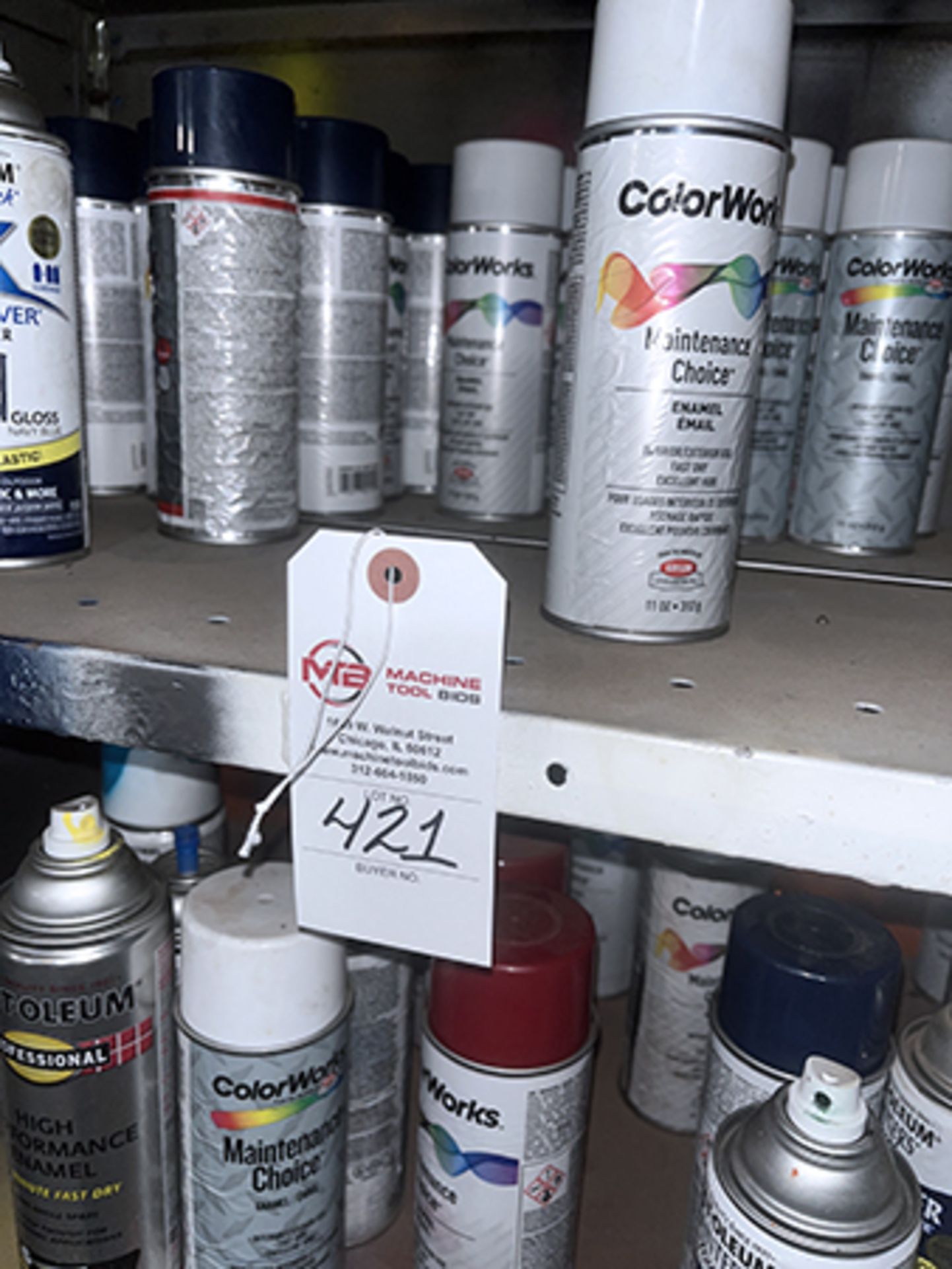 Shelf of Paint Supplies - Image 4 of 4