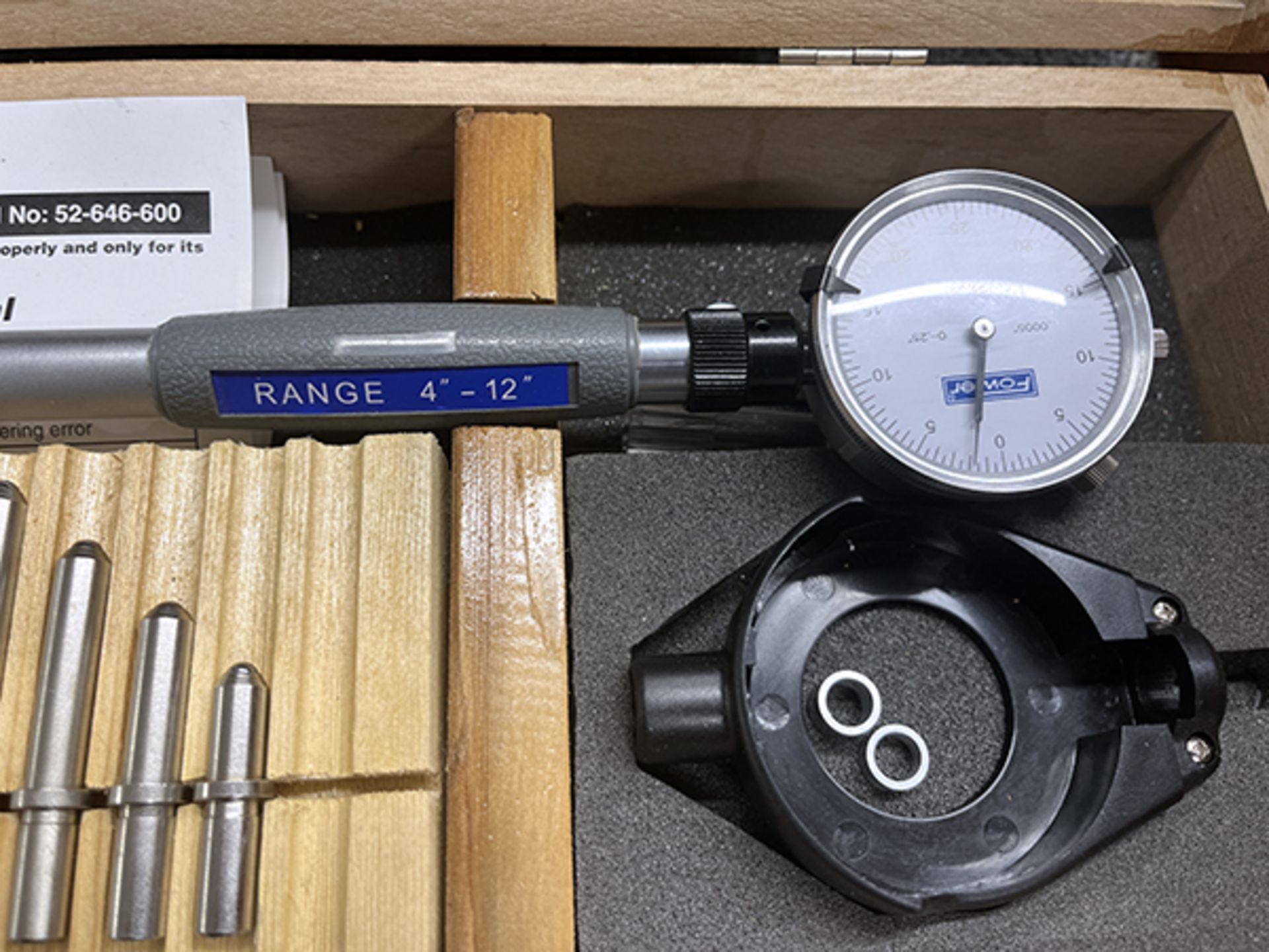 4-12" Fowler Bore Gage Set - Image 4 of 7