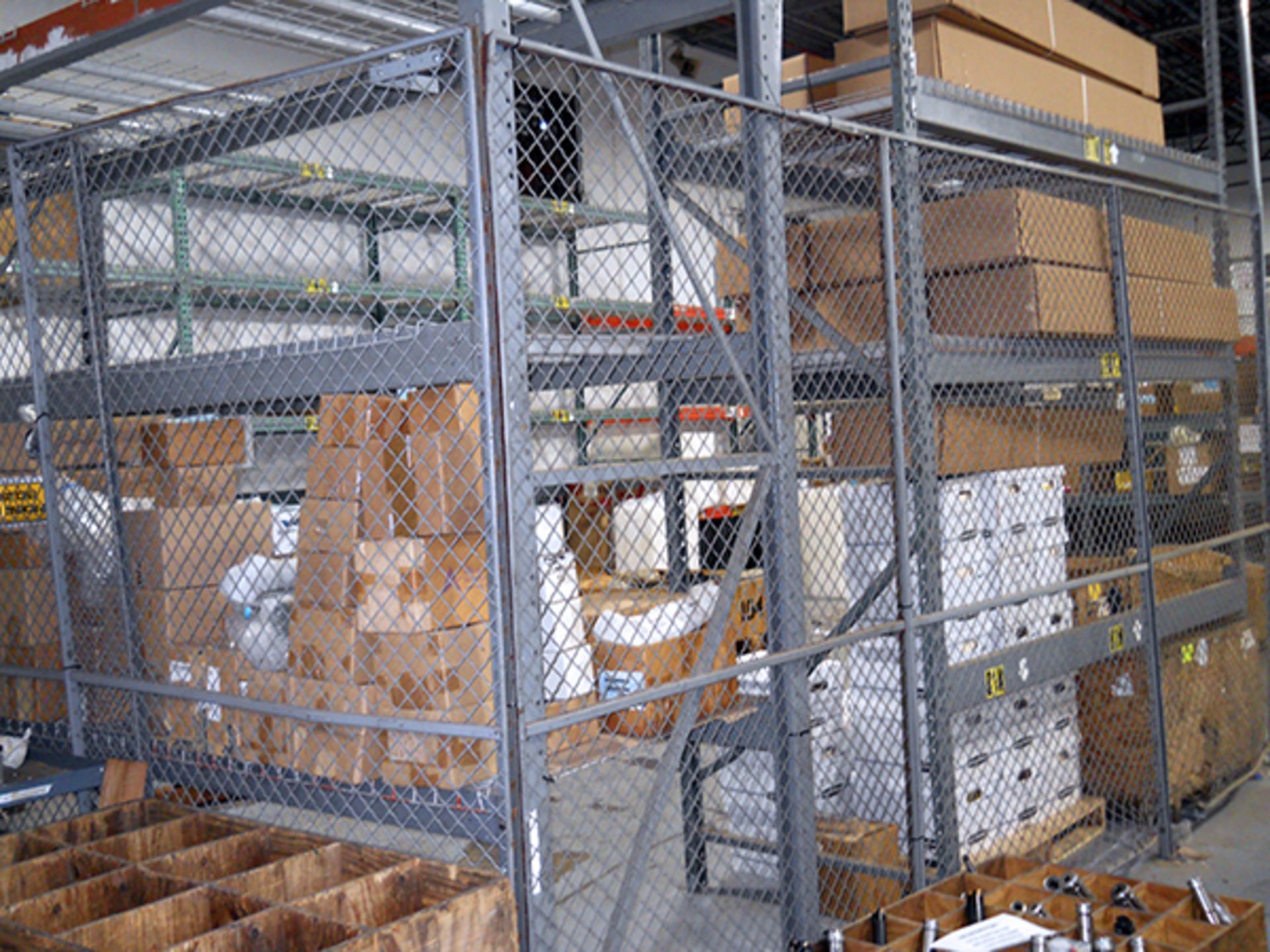 Caged Storage Area & 9 Sections of Pallet Racking - Image 2 of 7