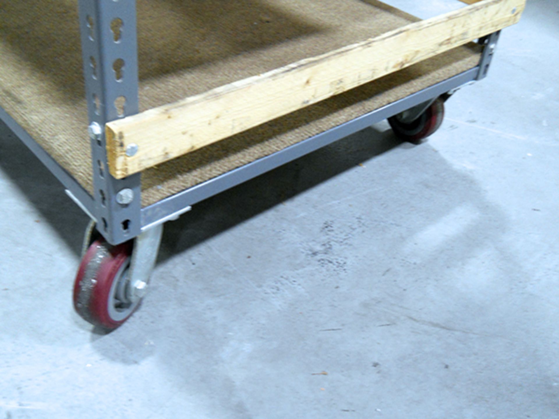 (4) 4 Wheel 4 Tiered Rolling Carts - Image 7 of 8