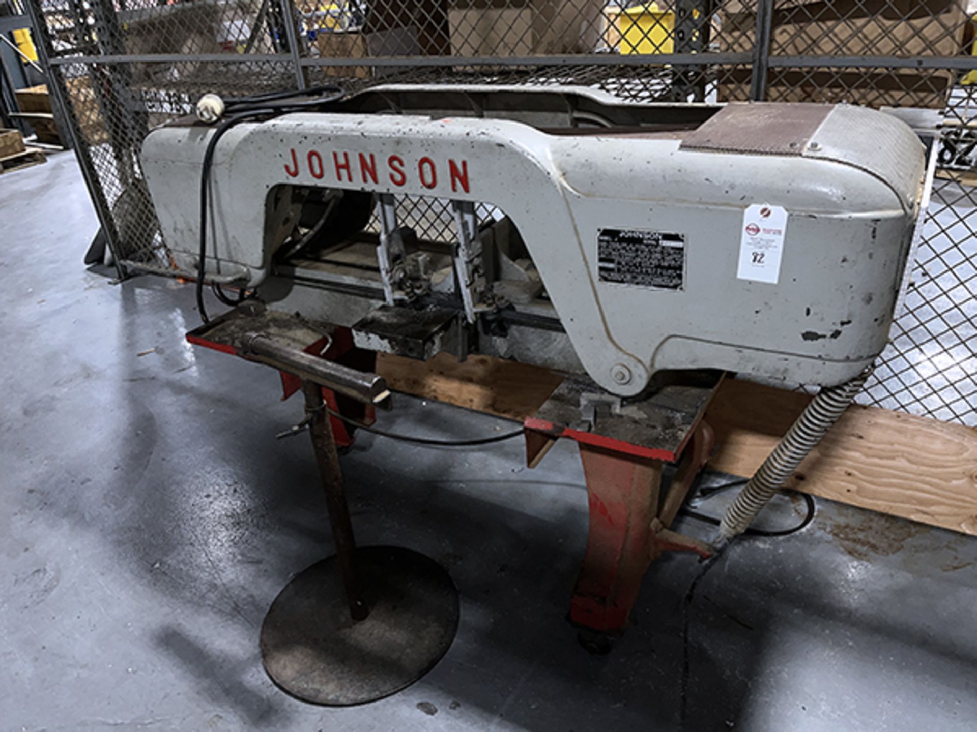 Johnson J Horizontal Bandsaw