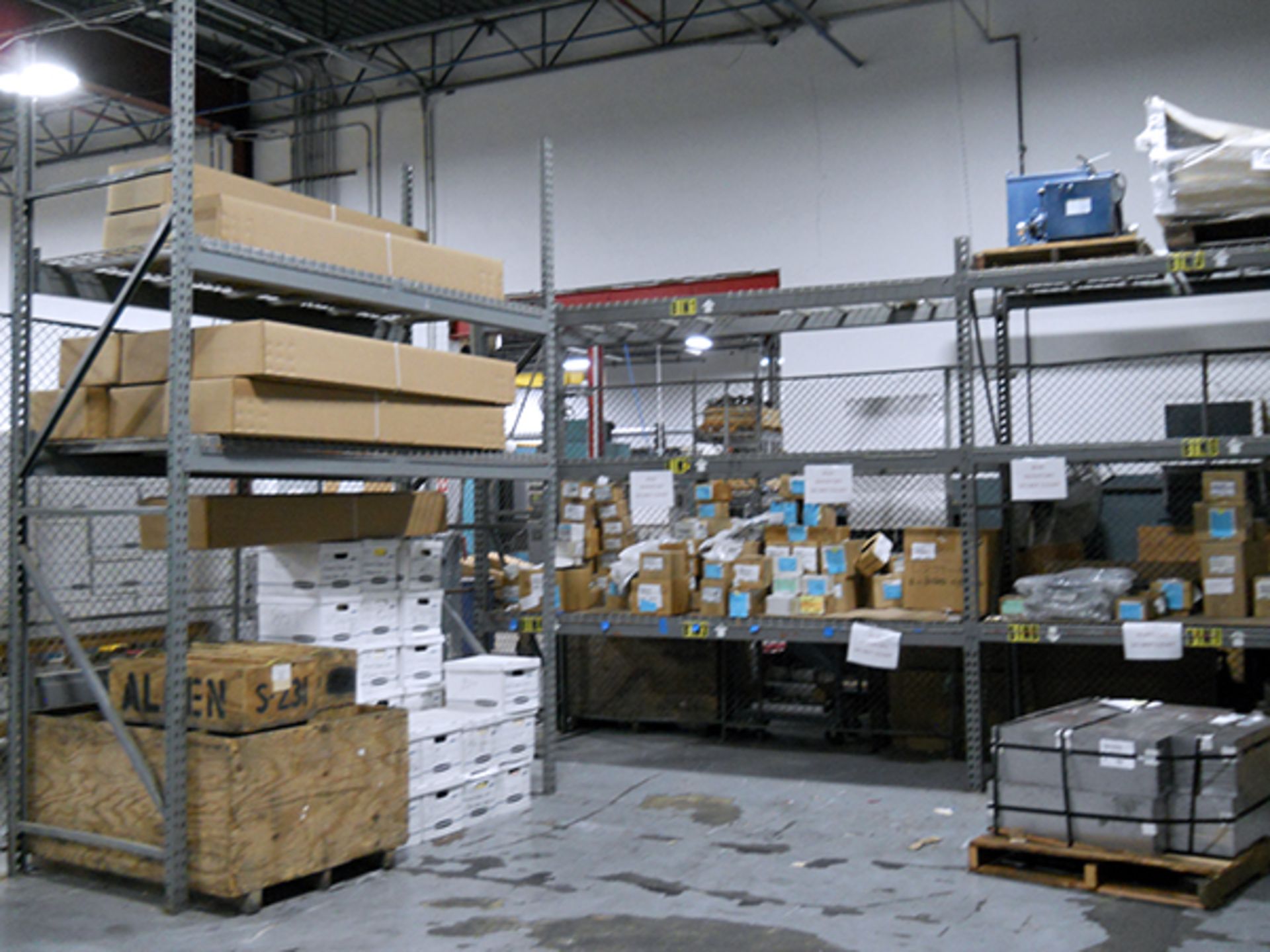 Caged Storage Area & 9 Sections of Pallet Racking - Image 5 of 7