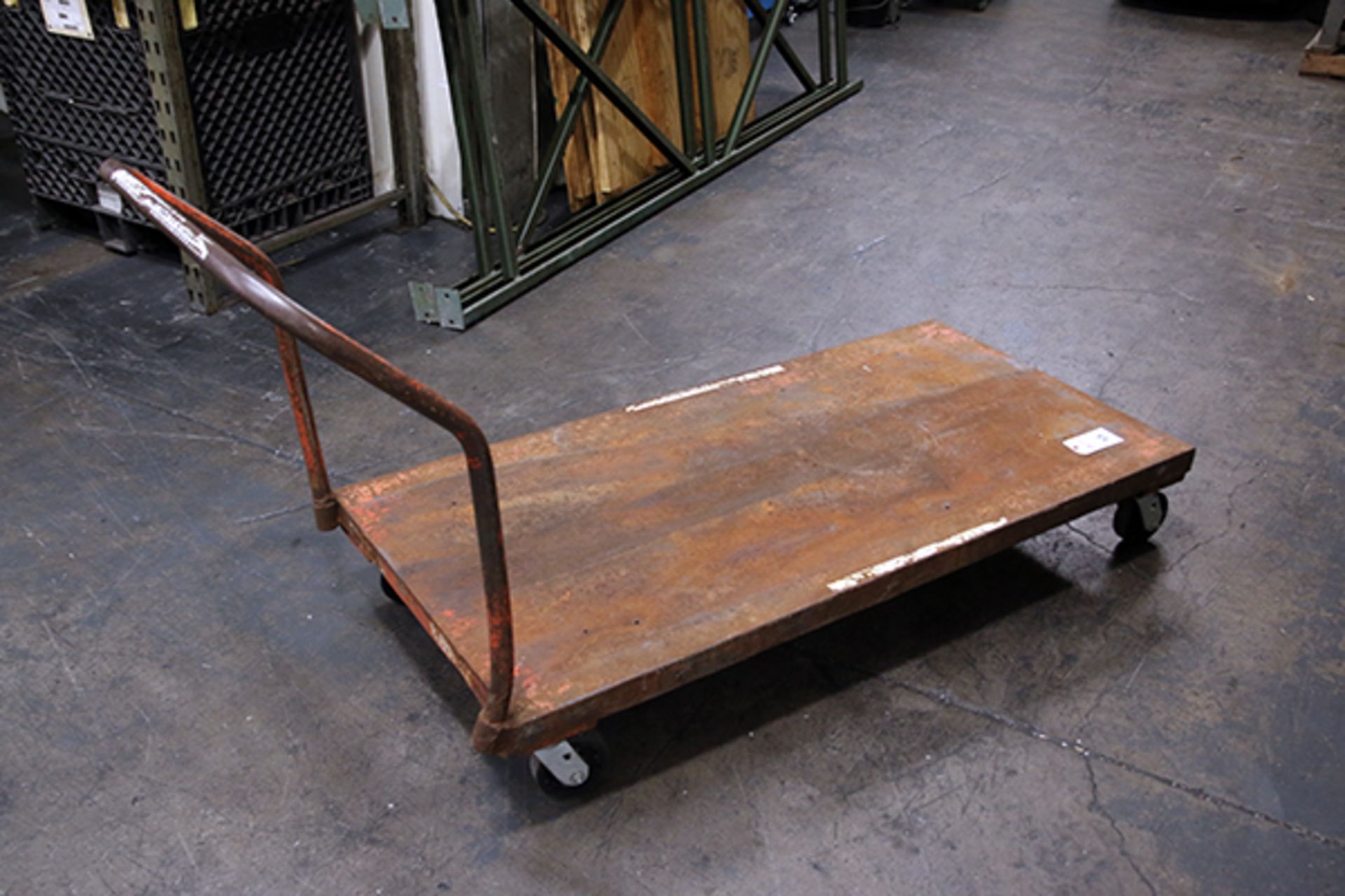 4 Wheel Metal Shop Cart