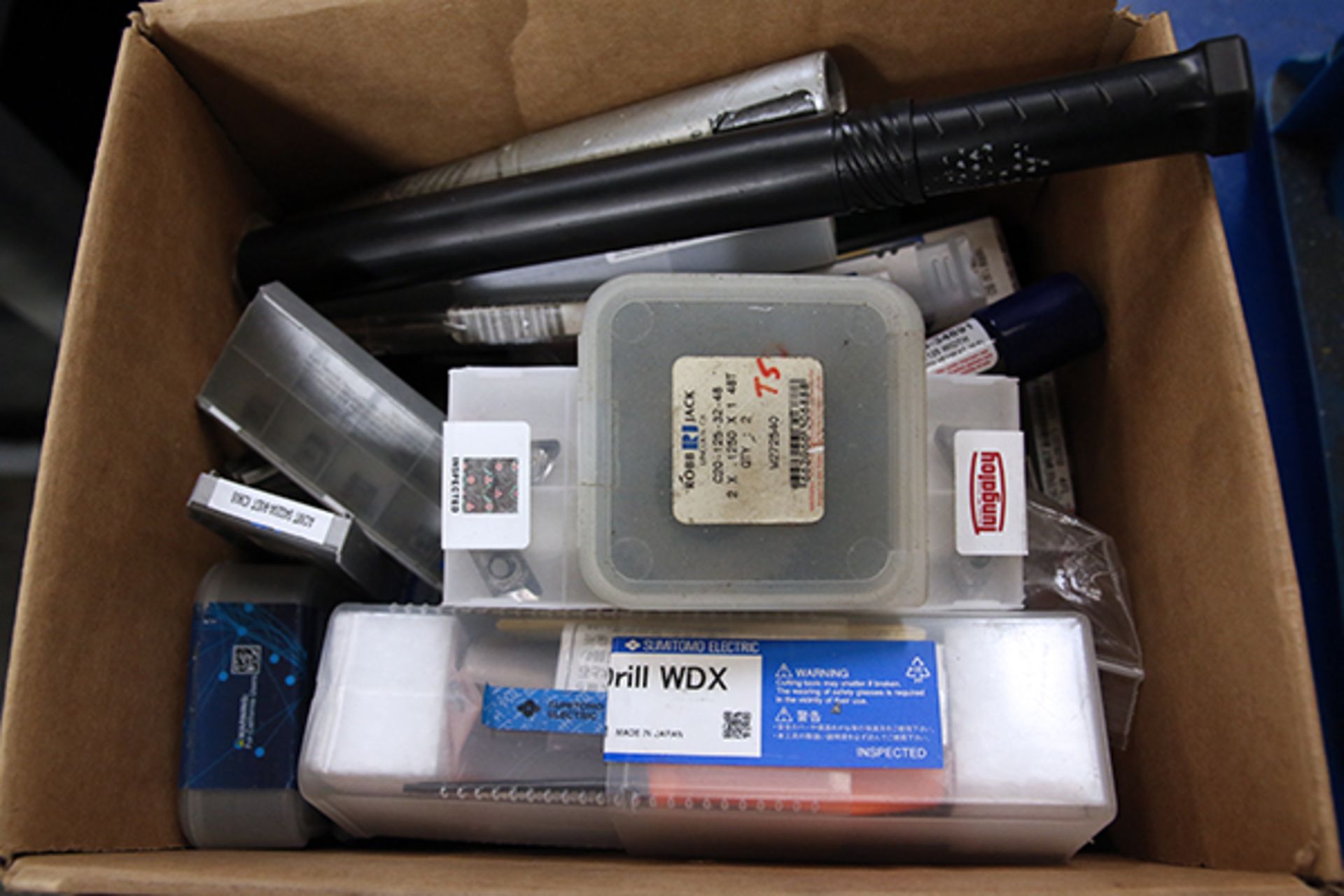 (2) Boxes/Bins of Misc. Drill Bits and Tools - Image 3 of 3