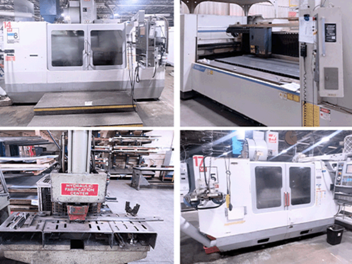 Open CNC & Fabrication No Reserve Auction