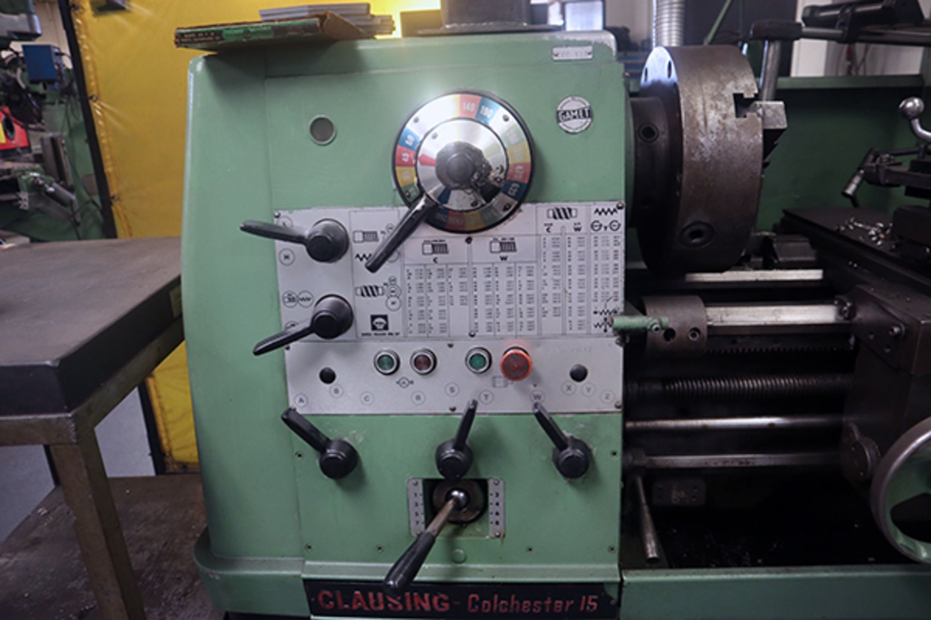 Clausing Colchester 15 Engine Lathe - Image 5 of 10