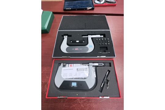 3-4" SPI Blade Micrometers - Image 4 of 7