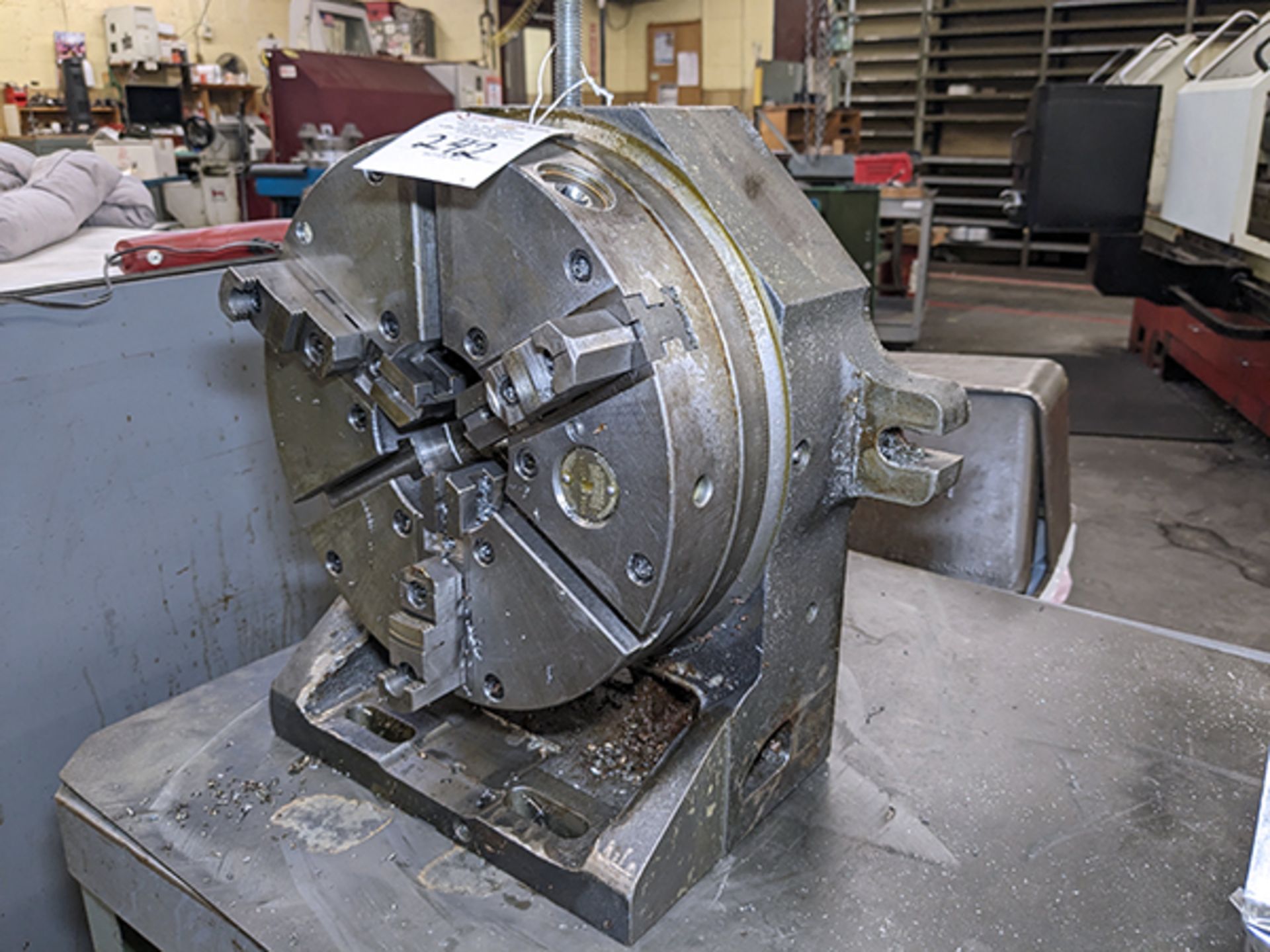 Cushman 12" 3-Jaw Rotary Indexing Table - Image 3 of 6