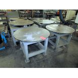 (6) 40" 2-Ton Capacity Steel Turntables