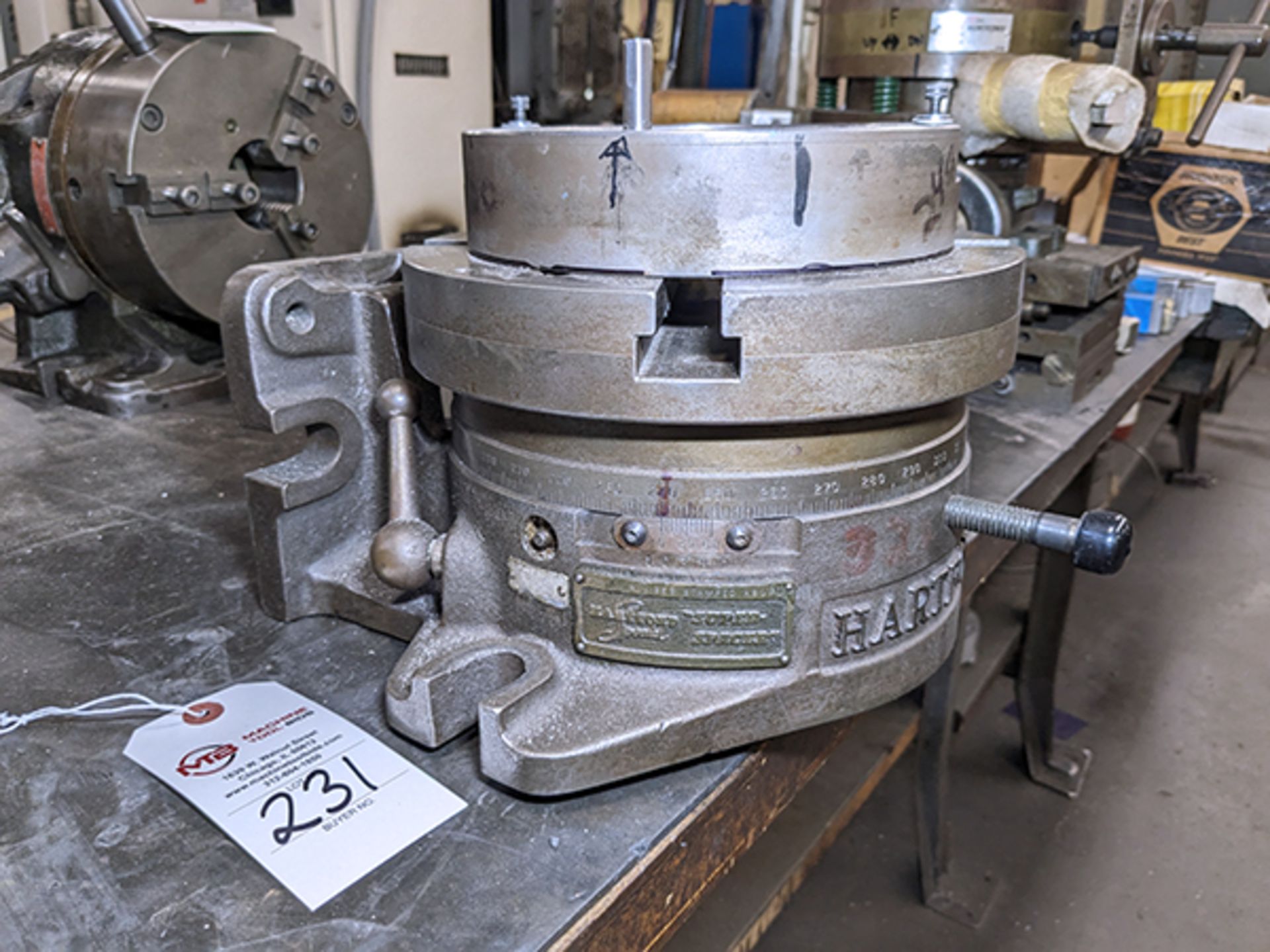 Hartford Super Spacer 10" Indexing Rotary Table - Image 3 of 6