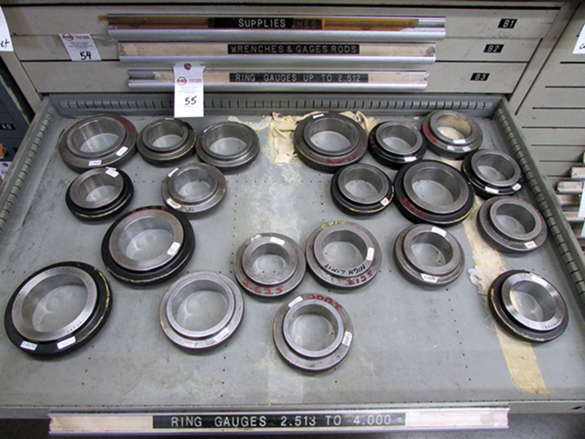 Assorted Ring Gages in 5 Cabinet Drawers - Image 4 of 7