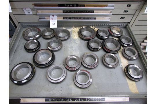 Assorted Ring Gages in 5 Cabinet Drawers - Image 4 of 7