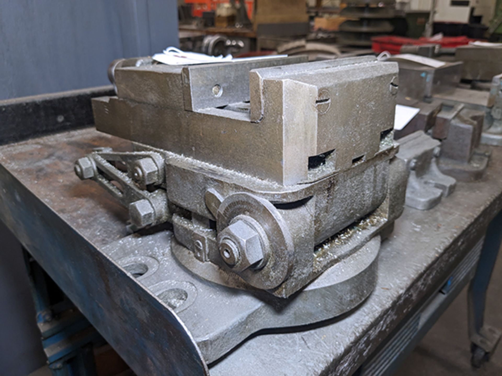 5" Adjustable Angle Vise with Rotary Base - Image 4 of 6