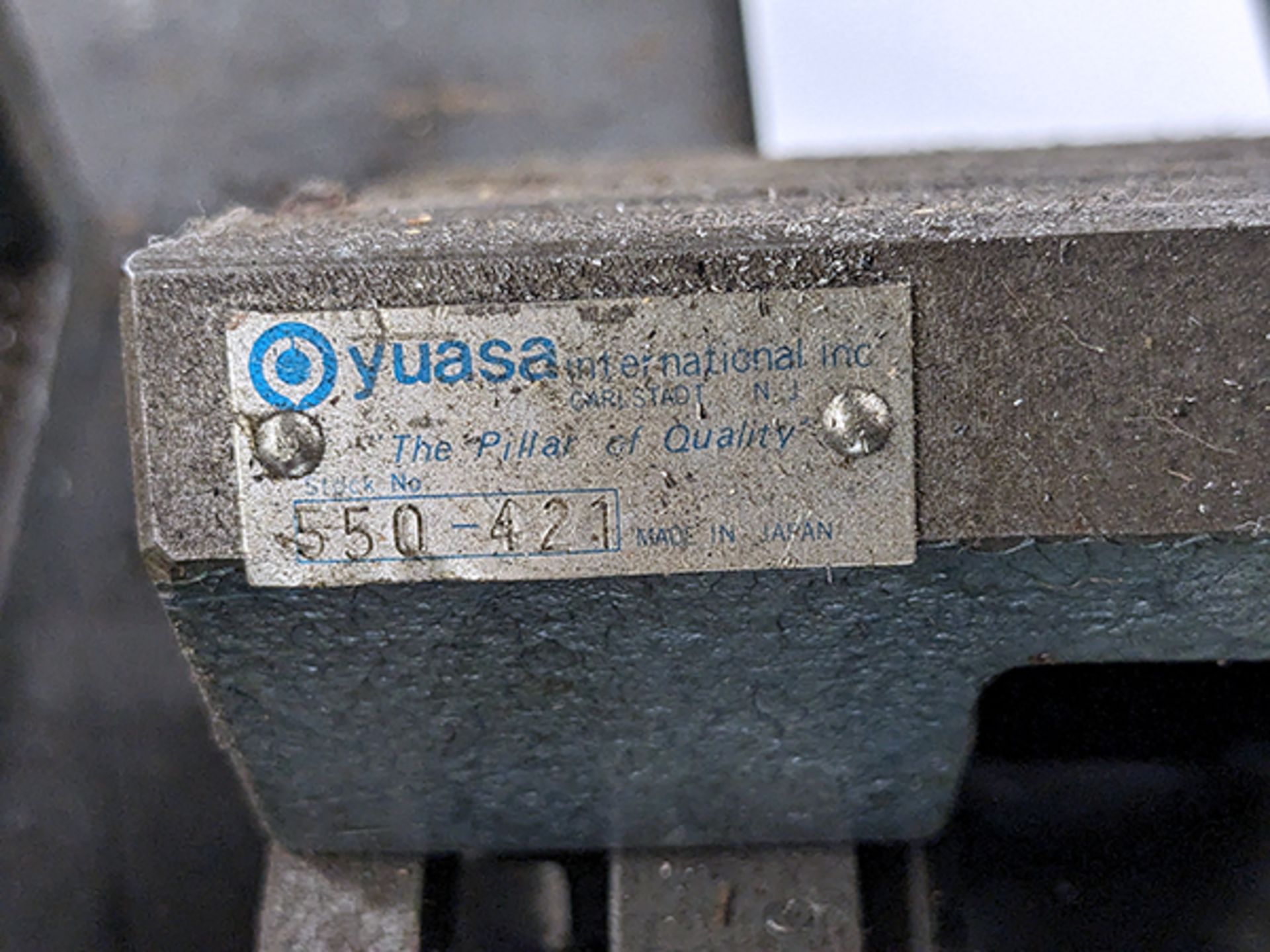 Yuasa 7"x5" Adjustable Angle T-Slotted Table - Image 9 of 9