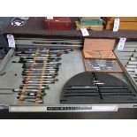 OD Micrometer Calibration Rods in Cabinet Drawer