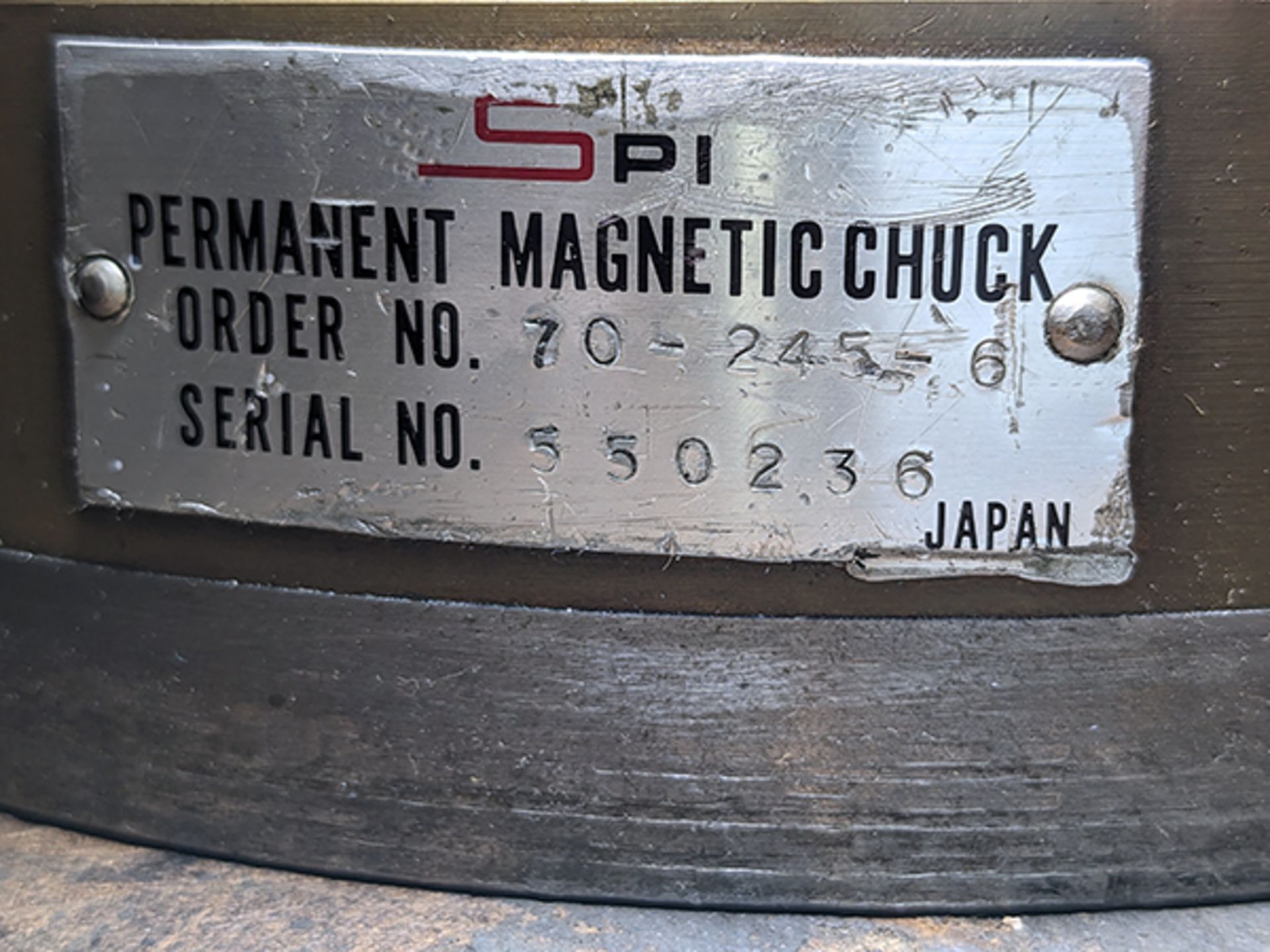 SPI 8" Permanent Magnetic Chuck - Image 3 of 3
