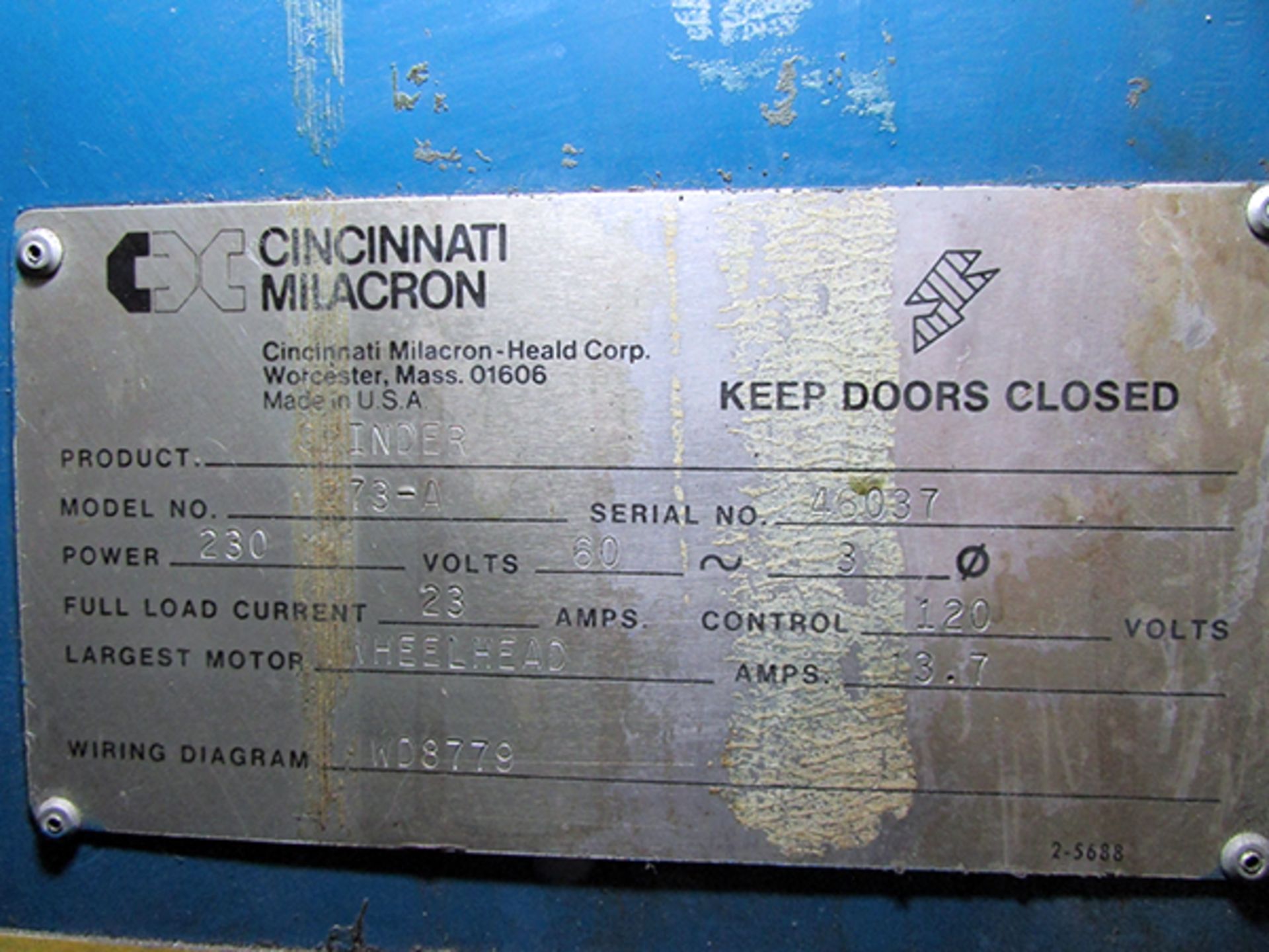 Cincinnati Milacron 273-A Inside Diameter Grinder - Image 15 of 15