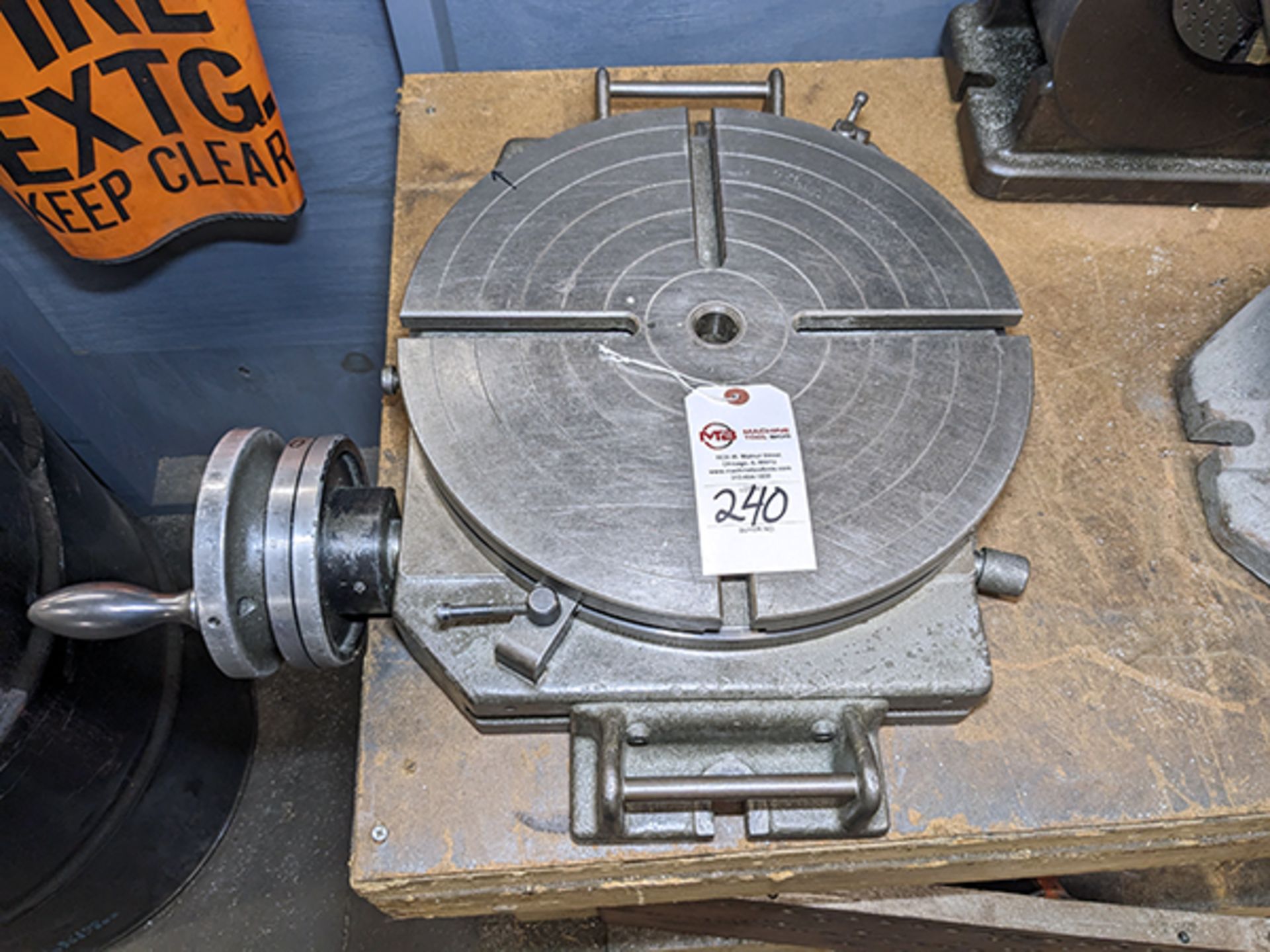 Bridgeport 15" Rotary Indexing Table - Image 2 of 6