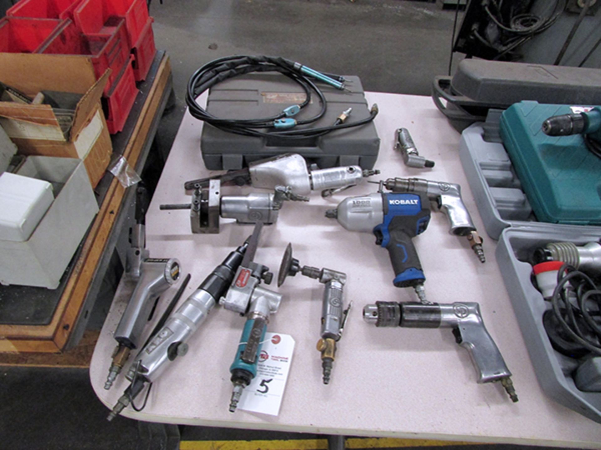 (10) Assorted Pneumatic Power Tools