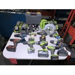 (10) Assorted Cordless Electric Power Tools