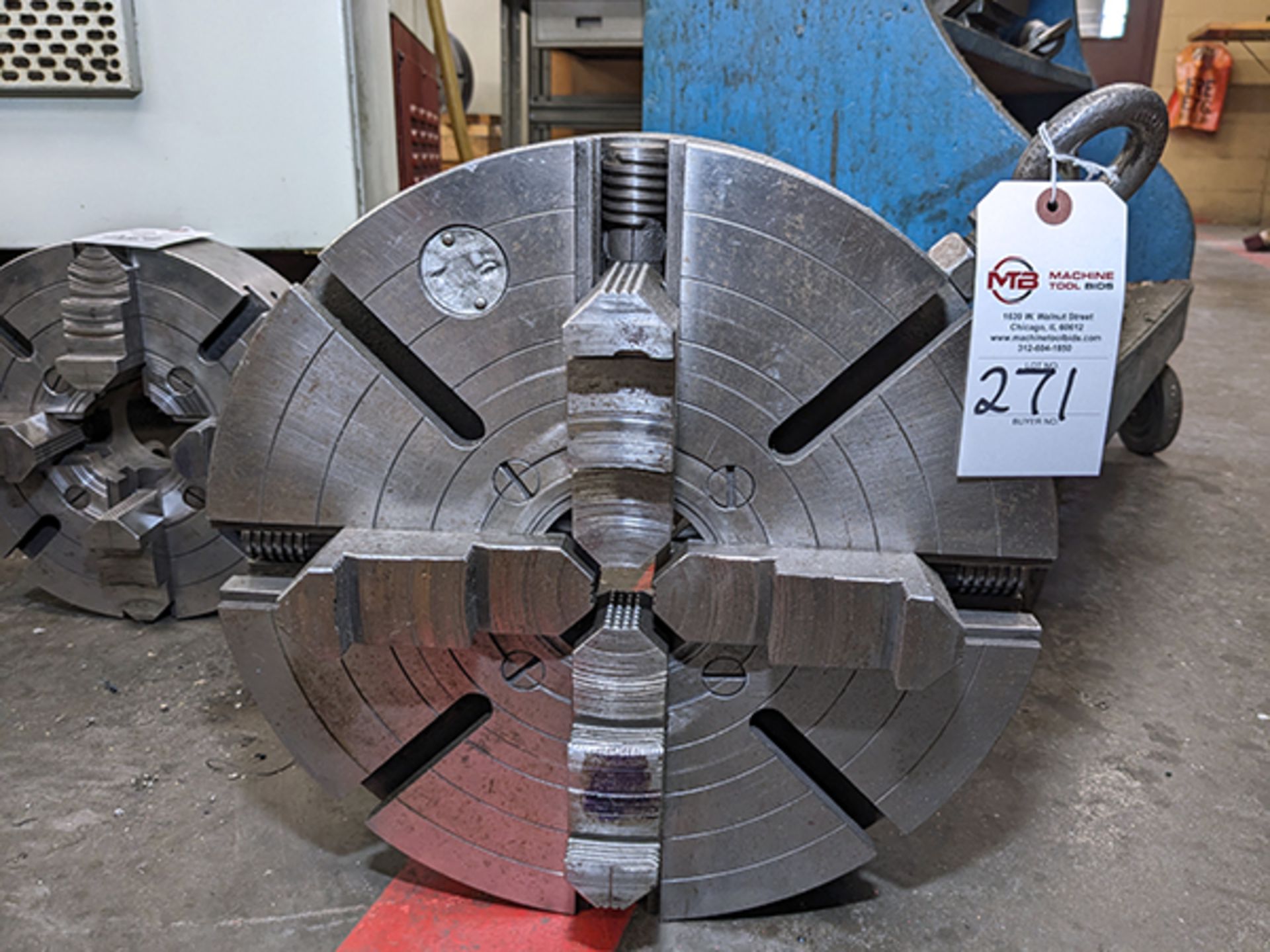 Cushman 15" 4-Jaw Chuck