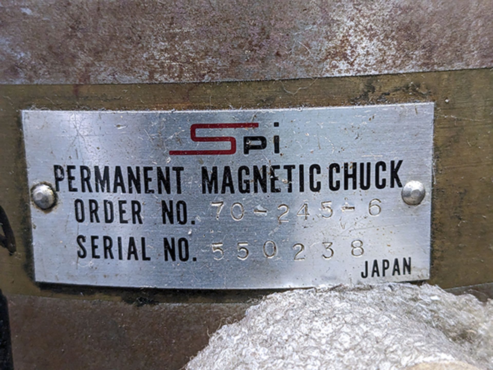 SPI 8" Permanent Magnetic Chuck - Image 6 of 8