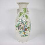 Chinese baluster vase famille rose ca 1900