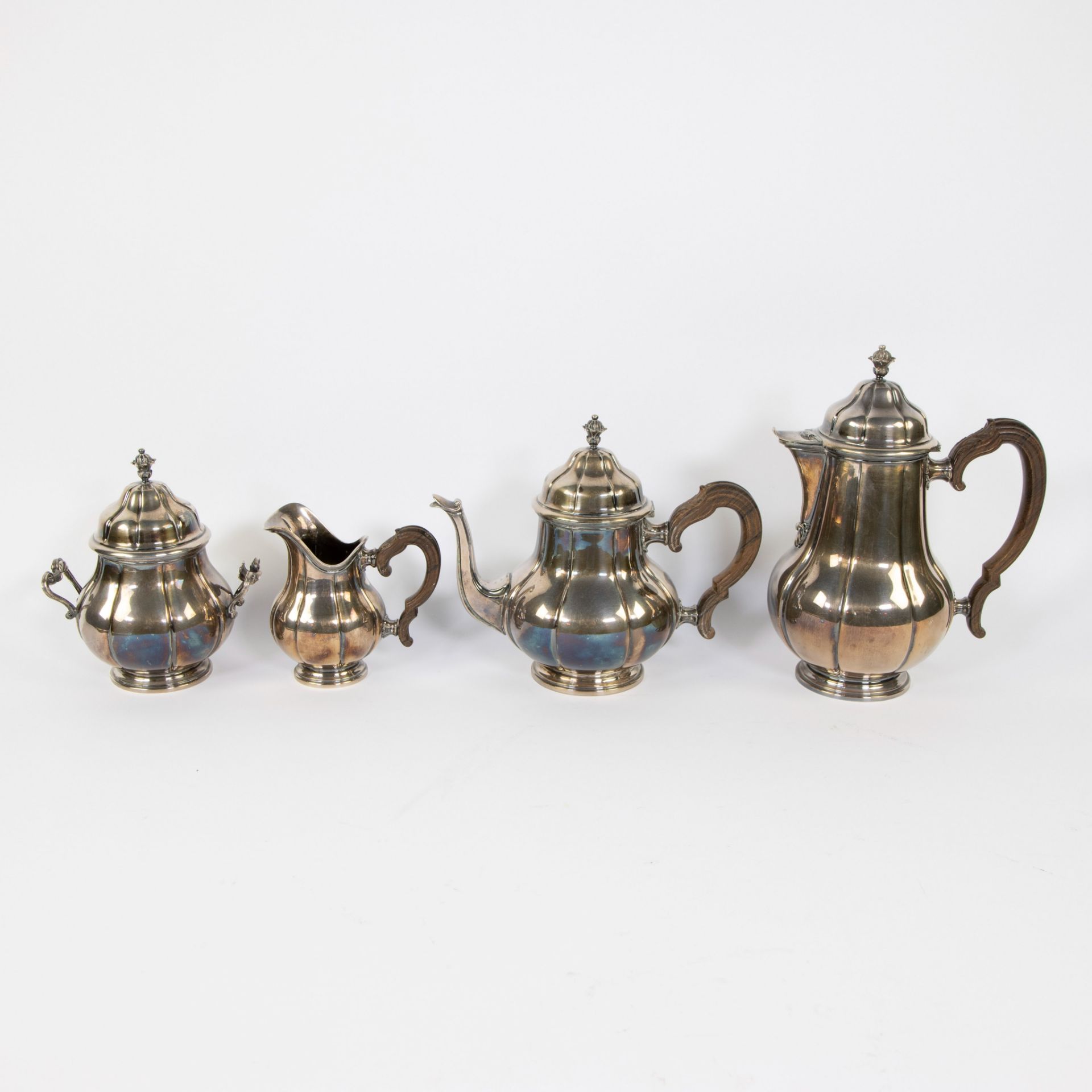 Silver coffee and tea service WOLFERS A800, marked - Image 2 of 9