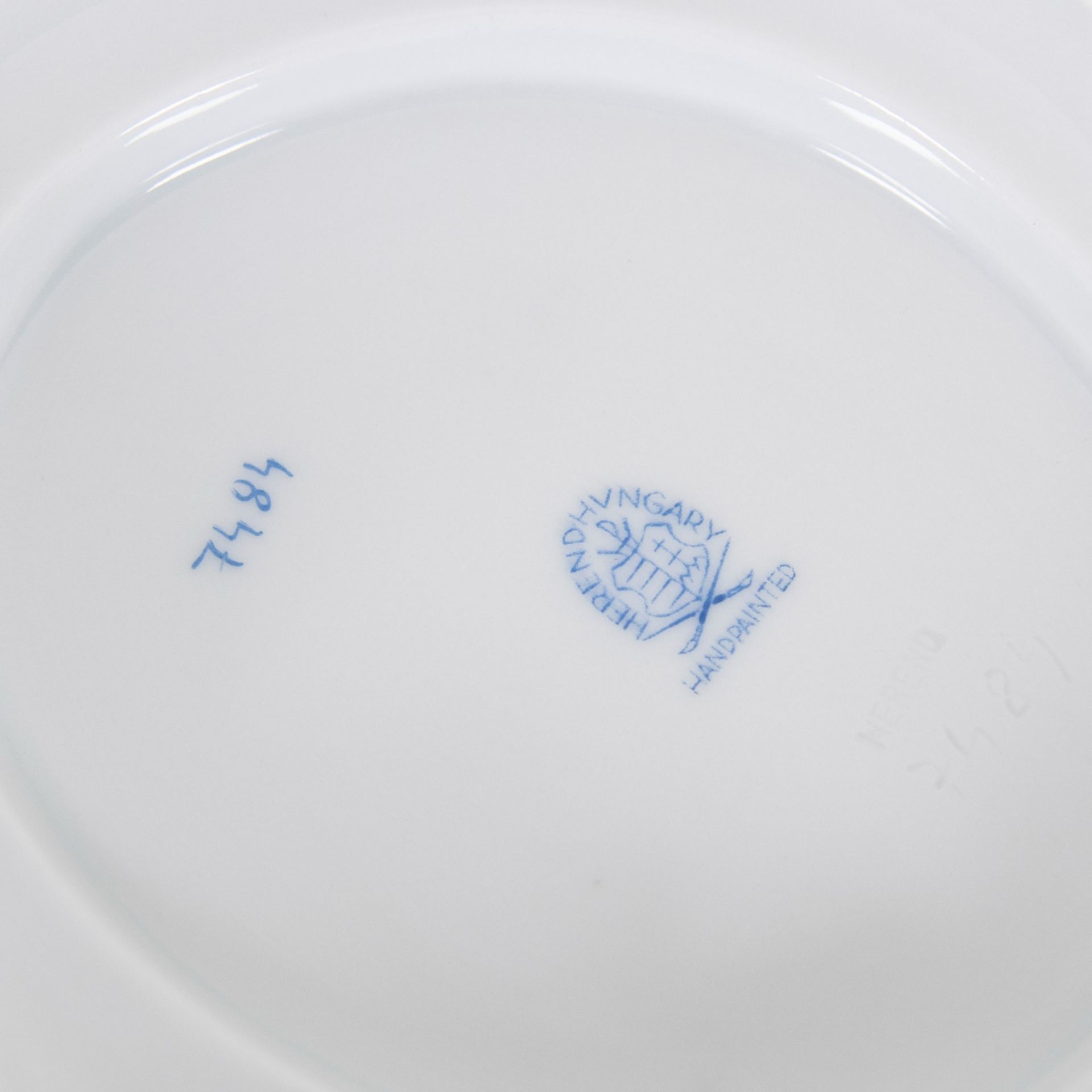 Herend porcelain basket, marked - Bild 7 aus 7