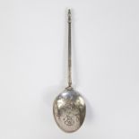 17th century spoon with hallmark, Southern Netherlands