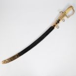 Georgian officer's saber is of the Light Cavalry, model 1796, made by Samuel BRUNN based at Charing
