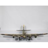 Model camouflage aircraft Boeing B-17E Flying Fortress