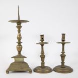 Collection candlesticks 18th century