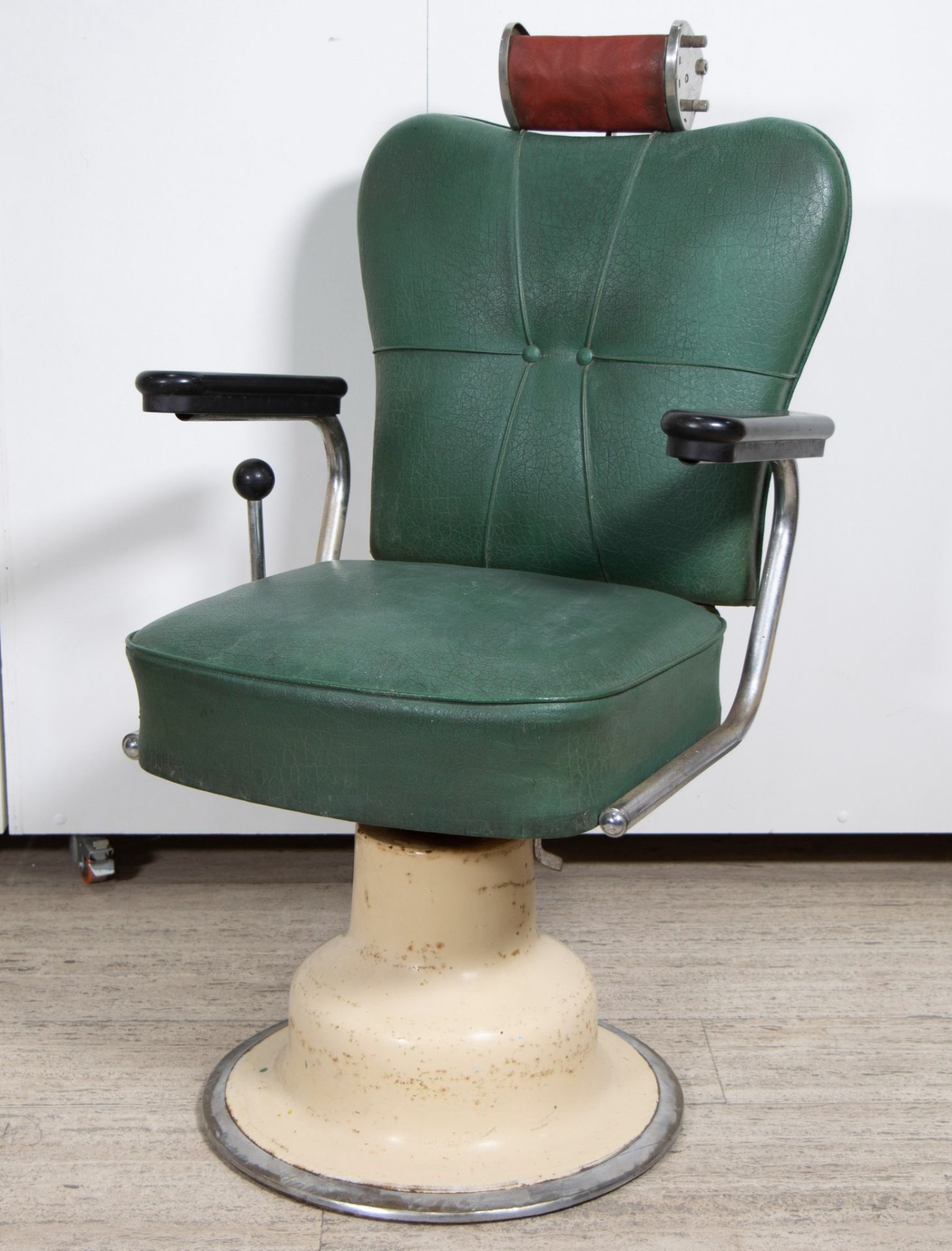 Vintage barber chair from the 1970s