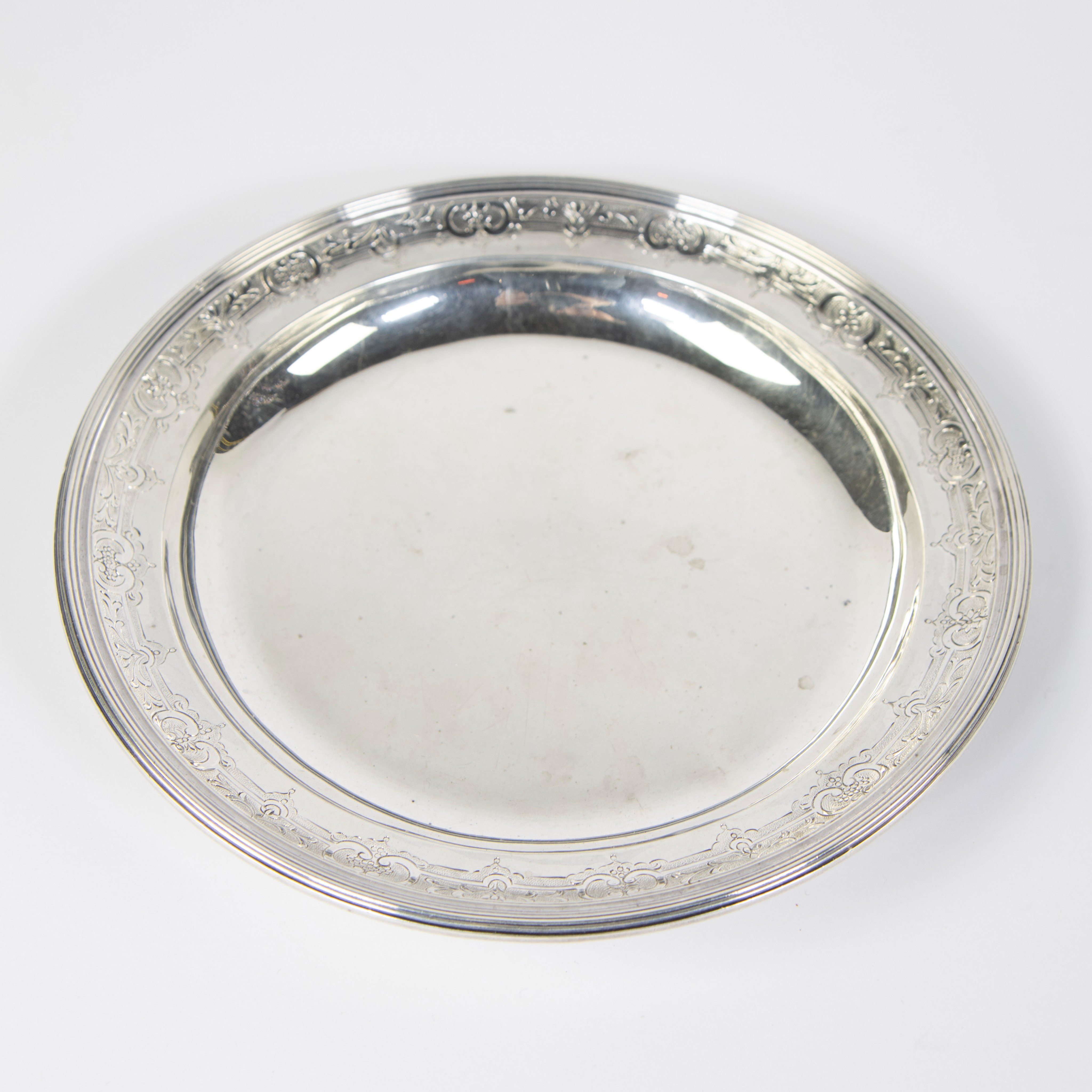 18th century silver plate Paris, engraved, last quarter 18th century